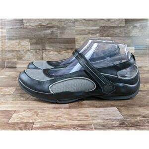 Ariat Womens Size 9B Black Leather Mesh Mary Jane Comfort Work Casual Shoes